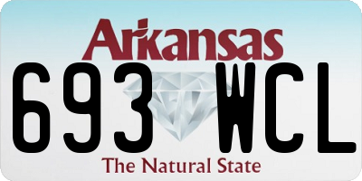 AR license plate 693WCL