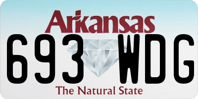 AR license plate 693WDG