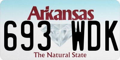 AR license plate 693WDK