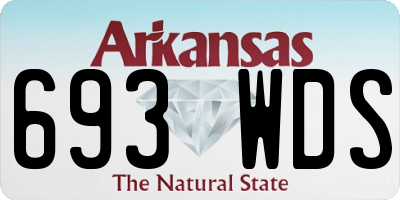AR license plate 693WDS