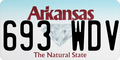 AR license plate 693WDV