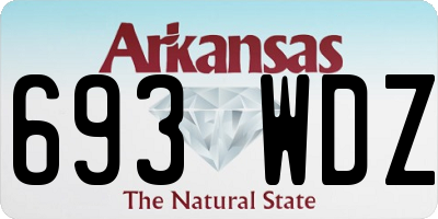 AR license plate 693WDZ