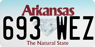 AR license plate 693WEZ