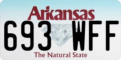 AR license plate 693WFF