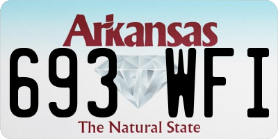 AR license plate 693WFI