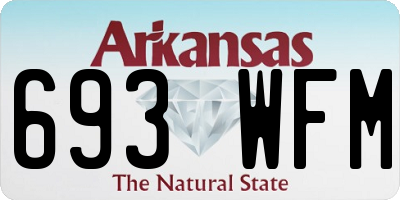AR license plate 693WFM