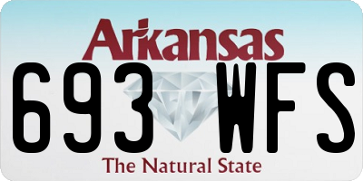 AR license plate 693WFS