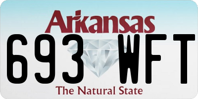 AR license plate 693WFT