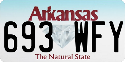 AR license plate 693WFY
