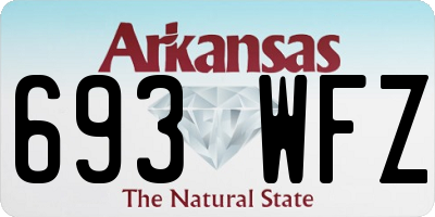 AR license plate 693WFZ