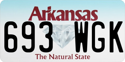 AR license plate 693WGK
