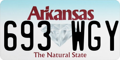 AR license plate 693WGY