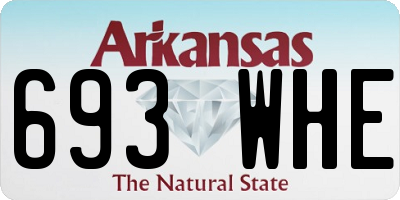 AR license plate 693WHE