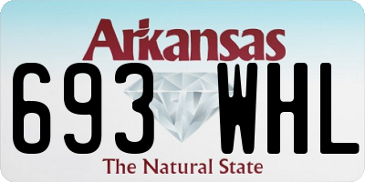 AR license plate 693WHL