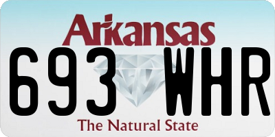AR license plate 693WHR