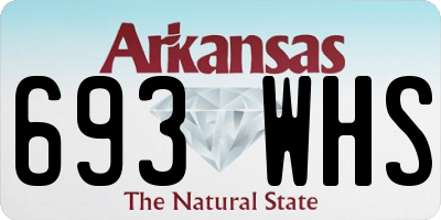AR license plate 693WHS