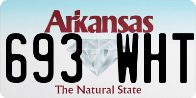 AR license plate 693WHT
