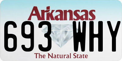 AR license plate 693WHY