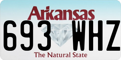 AR license plate 693WHZ