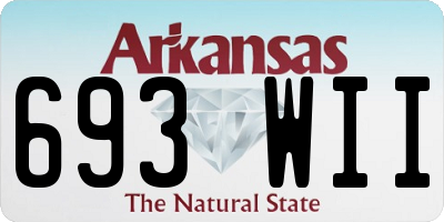 AR license plate 693WII