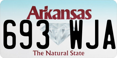AR license plate 693WJA