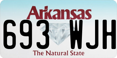 AR license plate 693WJH