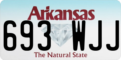AR license plate 693WJJ
