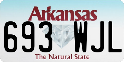 AR license plate 693WJL