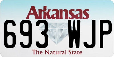 AR license plate 693WJP