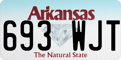 AR license plate 693WJT
