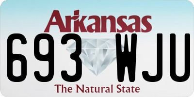 AR license plate 693WJU