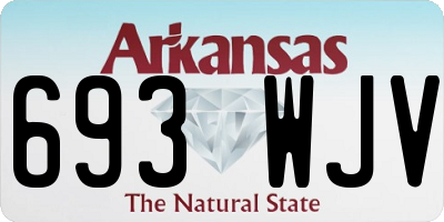 AR license plate 693WJV