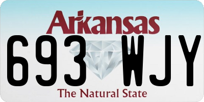 AR license plate 693WJY