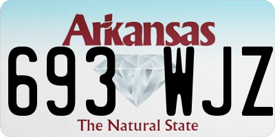 AR license plate 693WJZ
