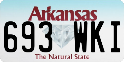 AR license plate 693WKI