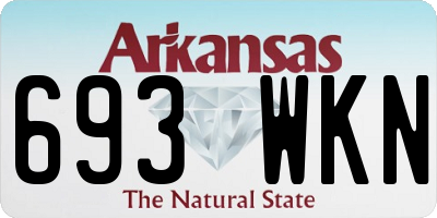 AR license plate 693WKN