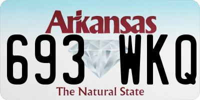 AR license plate 693WKQ