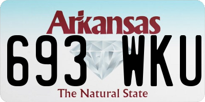 AR license plate 693WKU