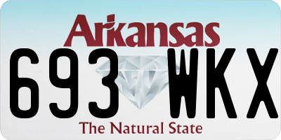 AR license plate 693WKX