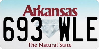 AR license plate 693WLE