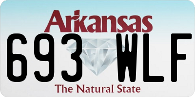 AR license plate 693WLF
