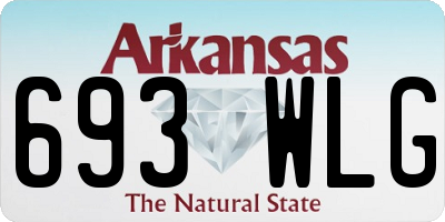 AR license plate 693WLG