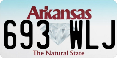 AR license plate 693WLJ