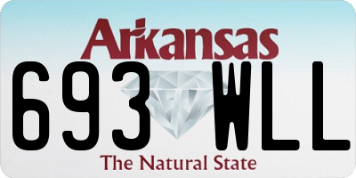 AR license plate 693WLL