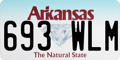 AR license plate 693WLM
