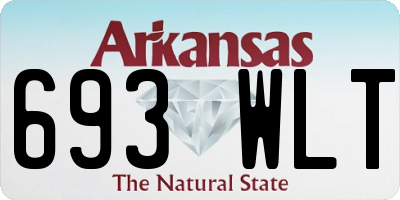 AR license plate 693WLT