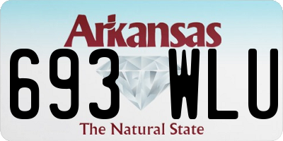 AR license plate 693WLU