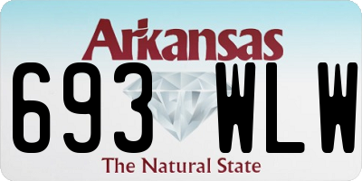 AR license plate 693WLW