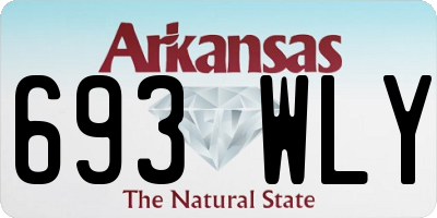 AR license plate 693WLY