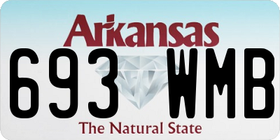 AR license plate 693WMB